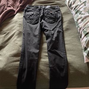 Black rock revival jeans! Barely used, look brand new!